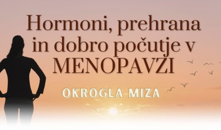 Hormoni, prehrana in dobro počutje v menopavzi