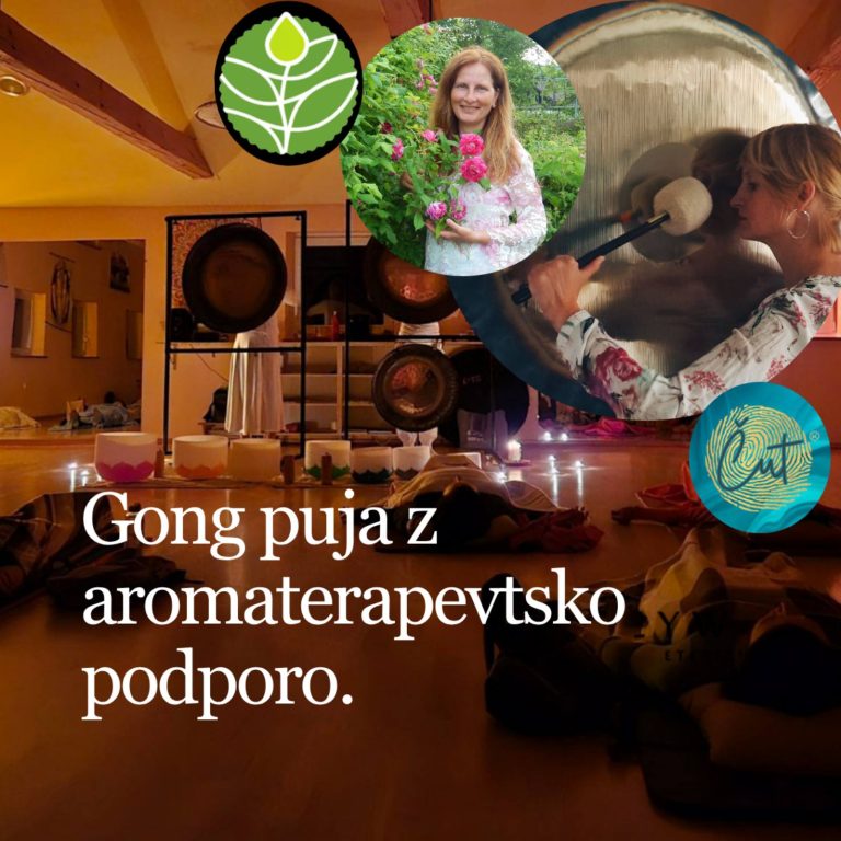 Gong puja z aromaterapevtsko podporo